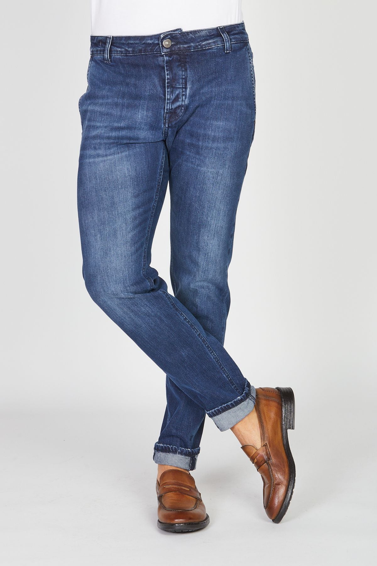 Michael Coal Pantaloni Eleganti Stretti In Fondo Uomo Bermuda Neri